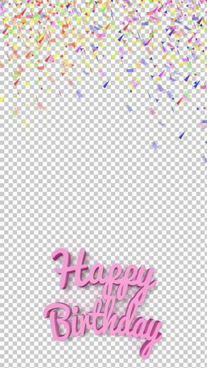 BirtHDay Confetti Bitstrips Png Clipart