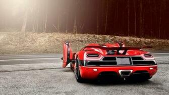 Koenigsegg Agera R Door Open Rear HD Wallpaper