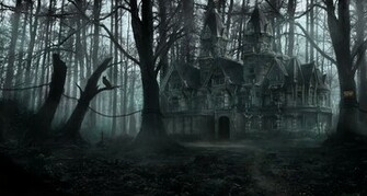 Creepy Forest Mansion By Lmorse