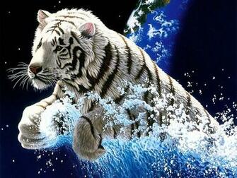 The Tiger 3d Wallpaper Desktop