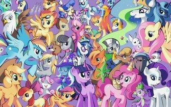 Little Pony Wallpaper My Friendship Is Magic