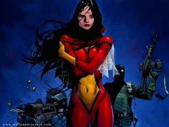 Spider Woman Wallpaper Background