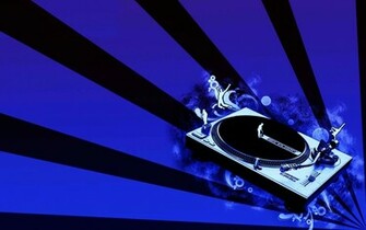 Dj S Turntables Vector Wallpaper