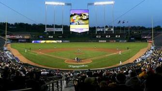 Baseball Kansas City Royals Stadium With Resolutions