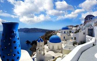 Santorini Wallpaper 4k Px Wallperio