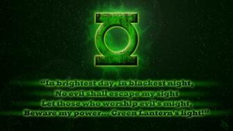 Green Lantern Oath Wallpaper Image