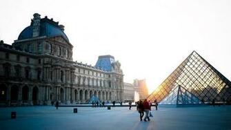 Paris France Louvre 1080p Laptop Full HD Wallpaper