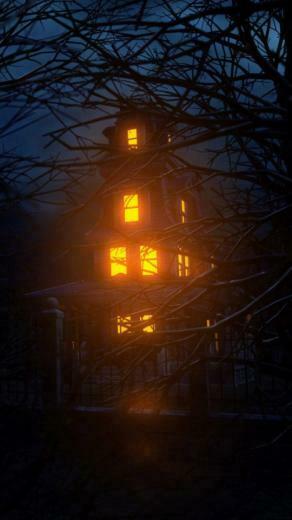Terror Halloween House Wallpaper iPhone