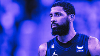 Kyrie Irving Mavericks Background Wallpaper