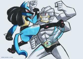 Lucario Vs Machamp By Snow J For Your