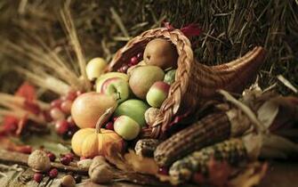 Fruitful Cornucopia Wallpaper Desktop