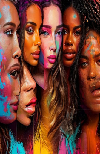 Beautiful Women Faces Wallpaper