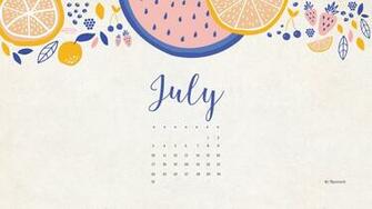July Calendar Wallpaper Desktop Background