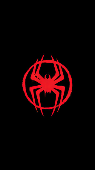 Spider Man Across The Verse Logo 4k Wallpaper iPhone HD