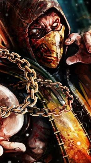 Scorpion Mortal Kombat X Galaxy S3 Wallpaper