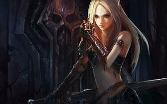 Great Female Warriors Fantasy Women Warrior Wallpaper Background