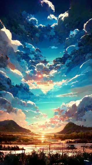 Cool Wallpaper Art Pretty Anime Scenery