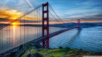 At San Francisco Wallpaper Sunrise