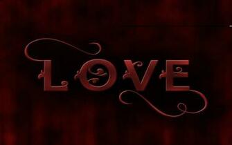 Wallpaper Creative Love Text