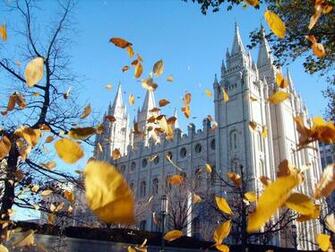 Salt Lake Temple Autumn Wallpaper Travel HD