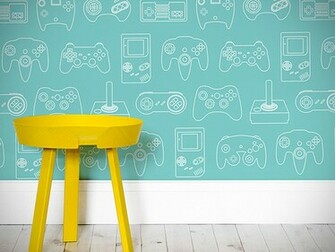 Retro Gaming Controllers Wallpaper Is Exactly What Geeks Need
