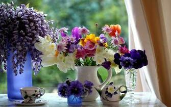 Beautiful Spring Still Life By Stock Photo Desktop Wallpaper