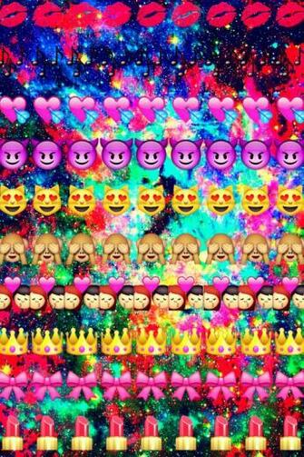 Emoji We Heart It Wallpaper