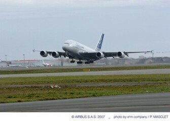 Image Thai Airways First Airbus A380 Takes Off On Its Flight