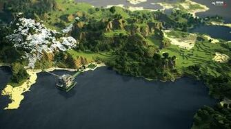 World Square Game Minecraft From Games Wallpaper
