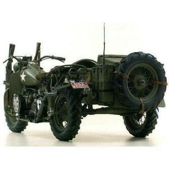Rare World War Era Harley Xa And Sidecar Built