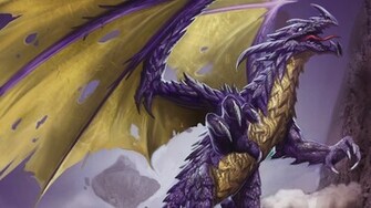 Purple Dragon Wallpaper