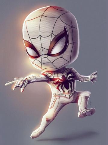 Spider Man White Suit Marvel Spiderman Art Artwork