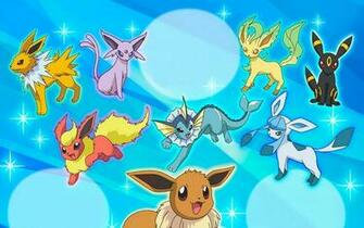Pokemon Eevee Eeveelutions Wallpaper Animals HD