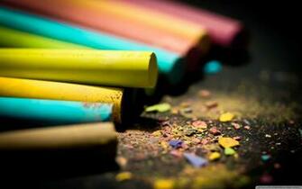 Colored Chalk 4k HD Desktop Wallpaper For Ultra Tv Dual