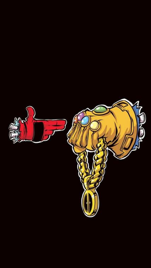 iPhone Deadpool Infinity Gauntlet Run The Jewels