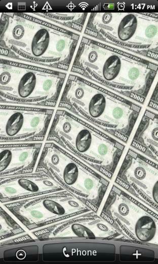 3d Money Cube Live Wallpaper Screenshot