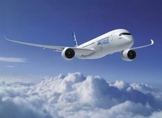 Airbus A350 Computer Rendering Image Aircraft Wallpaper