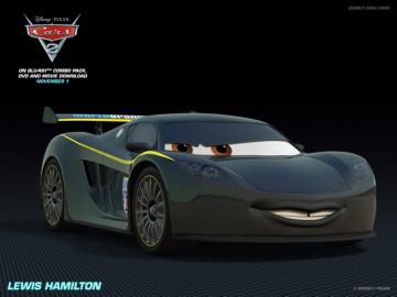 Lewis Hamilton Disney Pixar Cars Wallpaper