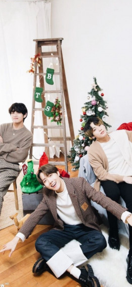 Bts Wallpaper Christmas Lockscreen