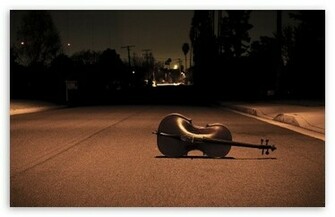 Cello On The Street HD Wallpaper For Standard Fullscreen Uxga