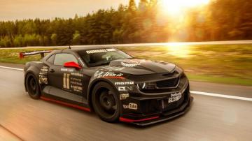 Wallpaper Chevrolet Camaro Muscle Black Supercar High Speed