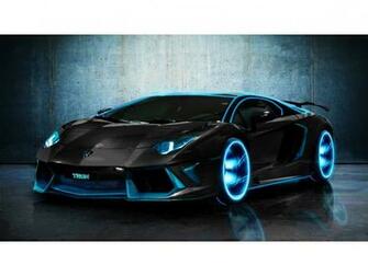 Beauty Tron Lamborghini Aventador HD Wallpaper