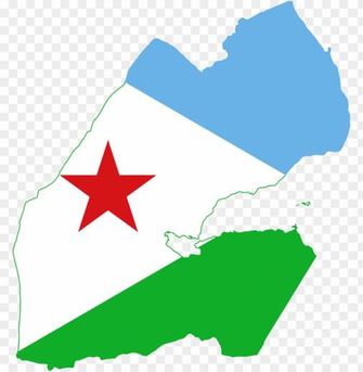Djibouti Map And Fla Png Image With Transparent Background Toppng