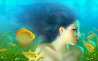 Beautiful Mermaid Wallpaper Fantasy