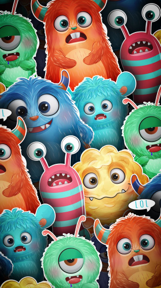 Wallpaper On X 4k For Your Smartphone Monster Busy