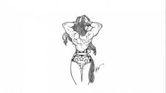 Wonder Woman Superhero Girl Sexy Babe Girls Wallpaper