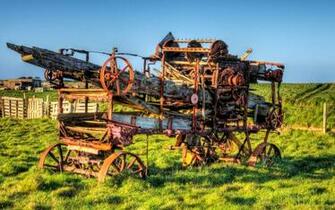Farm Machinery HD Wallpaper Background