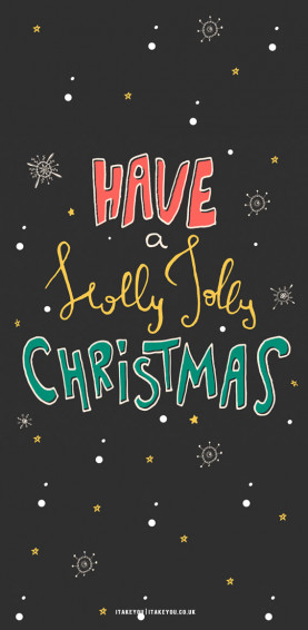 Festive Aesthetic Wallpaper For Phone Colourful Christmas Wish
