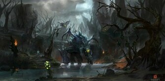 Roshan Dire Jungle Dota Wallpaper