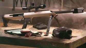 Barrett M95 Bmg Large Caliber Sniper Rifle Bullpup Wallpaper